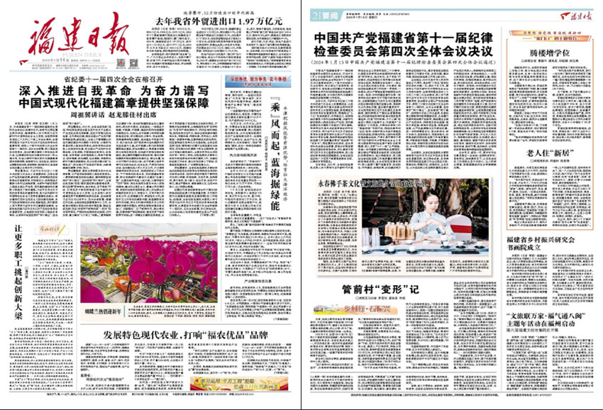 福建日报样刊图片