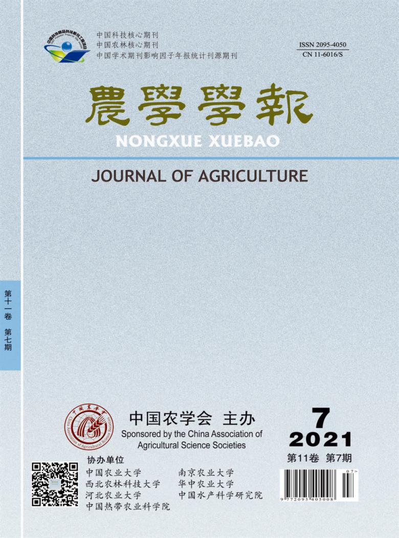 农学学报杂志封面