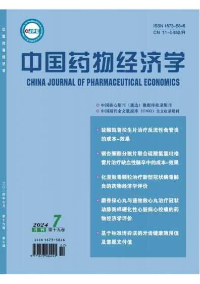 中国药物经济学杂志封面