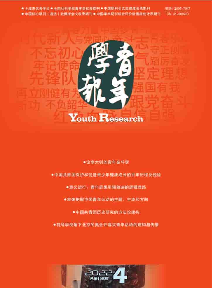 青年学报杂志封面